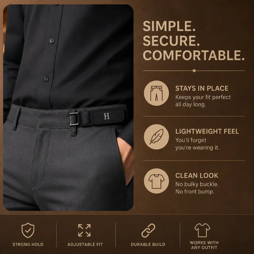 HaloFit™ Buckle-less Elastic Belt | 2 Pieces