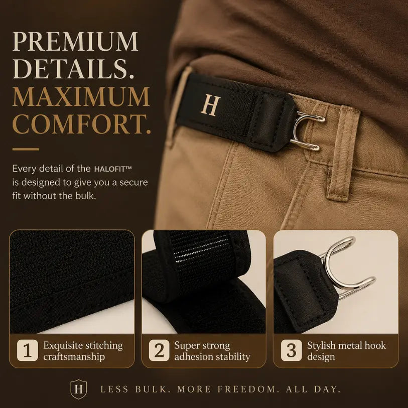 HaloFit™ Buckle-less Elastic Belt | 2 Pieces